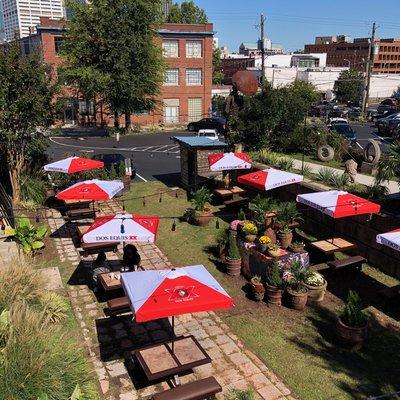 New outdoor dining area (weather permitting)