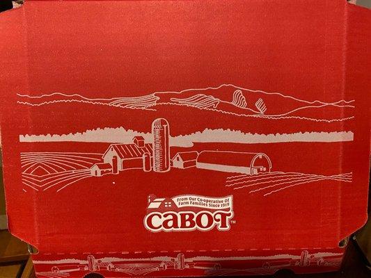 Gift box from Cabot