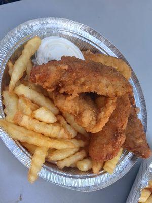 chicken fingers&fries