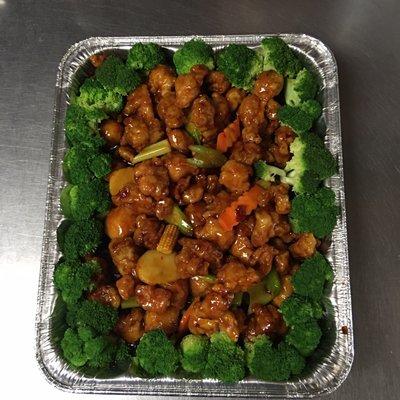 Party tray General Tso's Chicken