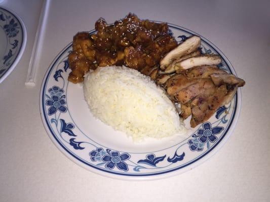 The Special - Teryaki and Sweet and Sour Chicken $6.95