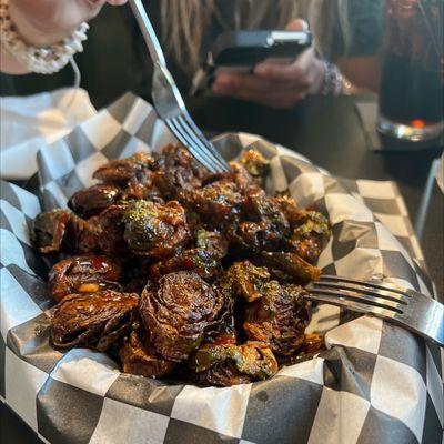 Fried Brussels Sprouts