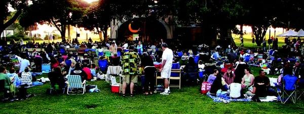 Opening night of Midsummer Night's Dream at Point Fermin Park, San Pedro 2008.