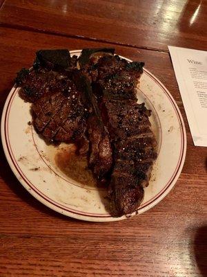 Porterhouse, ribeye & filet