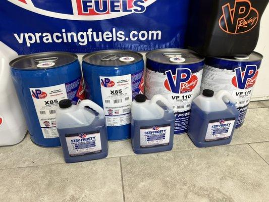 We keep VP racing fuels in stock.