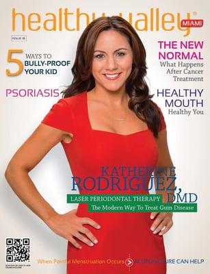 Dr. Katherine Rodriguez on the cover of Healthy Valley Magazine