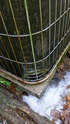 You don't like Pee in your Pool.  Your Condenser doesn't like Pee either