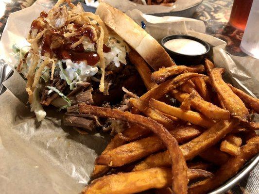 Texas brisket sandwich