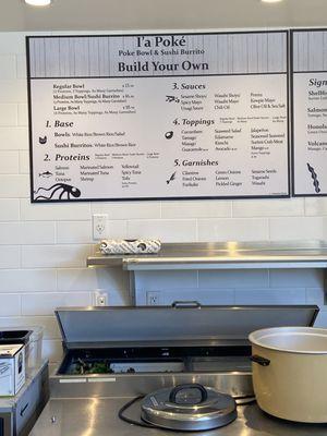 Menu : Build Your Own