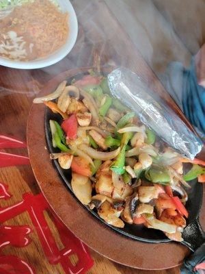 Seafood fajita