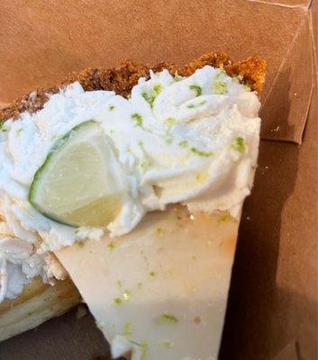 Key lime cheesecake