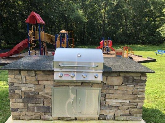 Panco Management custom grill design and installation