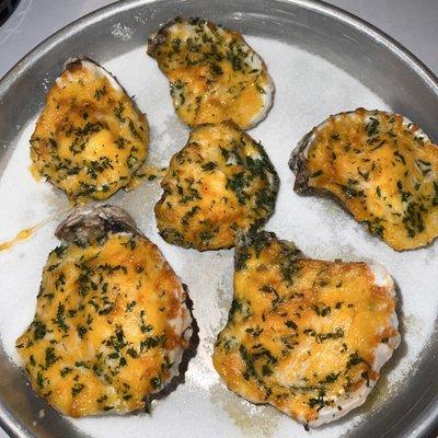 1/2 dz Grilled Oysters