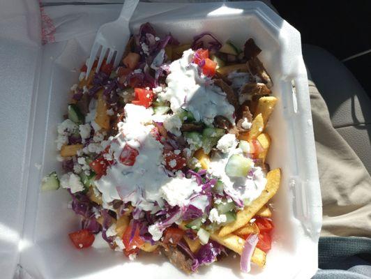 Mediterranean fries hell yeah