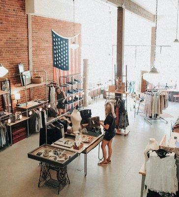 Love the loft space! And the brick! Are you kidding me?!