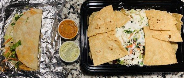 Tinga Taco and Al Pastor Bowl