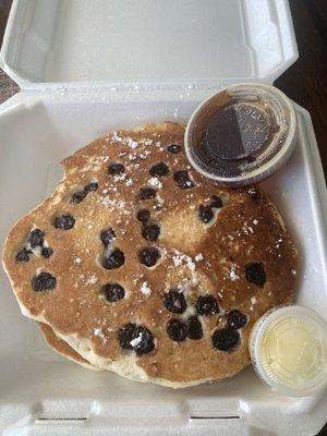 2 Blueberry pancakes