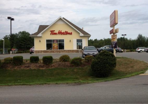 Nice, new Tim Horton's with a friendly staff.