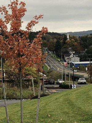 Great view of the area fall colors from the parking area.