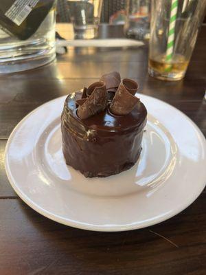 Chocolate Cake - the perfect size. So decadent and delicious.