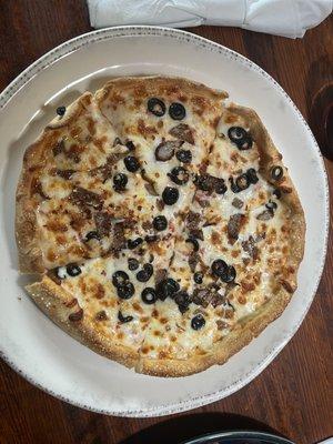 Gyro Meat & Olives (personal pizza)