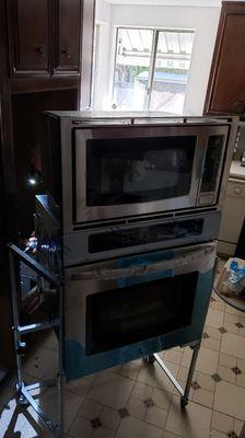 Wall oven installation