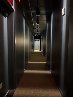 3rd floor hallway on the way to my room at the end of the hall