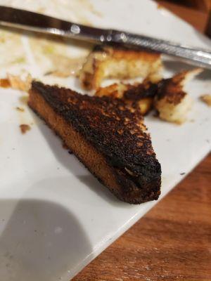 Burnt toast on PNW Salmon BLT