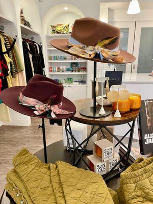 Hats and hat accessories are abound at TVL!