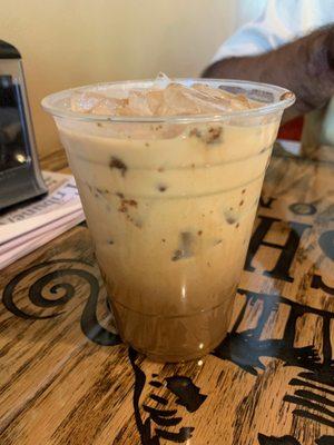 Iced chai latte