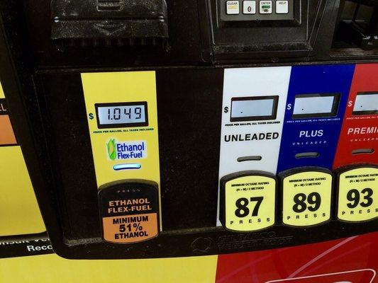 E85 at an unbelievable price