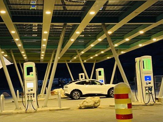 12 EV chargers