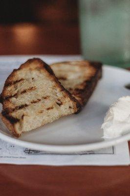 Sourdough Bread Starter w. olive oil butter & sea salt