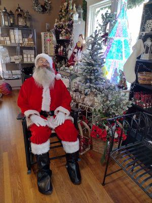 Santa will be visiting Nov. 30, 2024 Noon-2p.m.

Also Dec 7th and 14th same time Noon-2