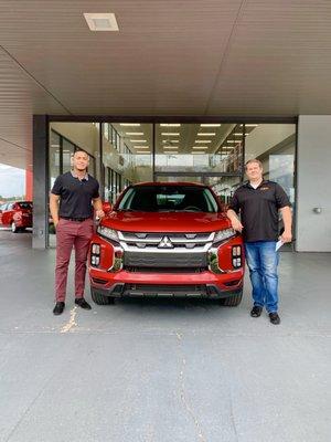 Congratulations to Chase on purchasing a BRAND NEW 2020 Outlander Sport!