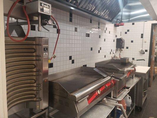 New grills , trompo machine ,new equipment