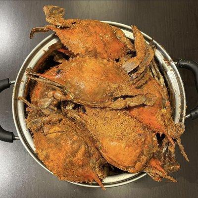 Old bay seasoned crab