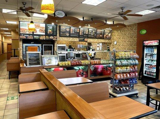 Counter and Dining Area