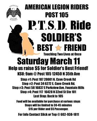 Annual Legion Riders 105 ride