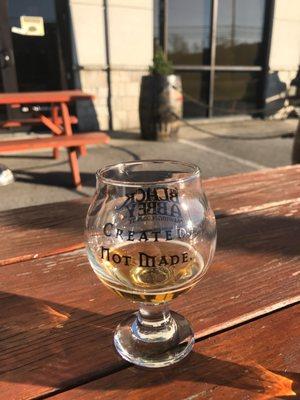 What's my favorite Nashville Brewery, you ask? Always Black Abbey. Hanging out on their pandemic parking lot porch on a perfect 70° day!