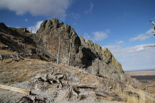 some of the volcanic rock formations