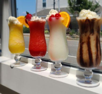 Frozen drinks for a warm day or sweet treat