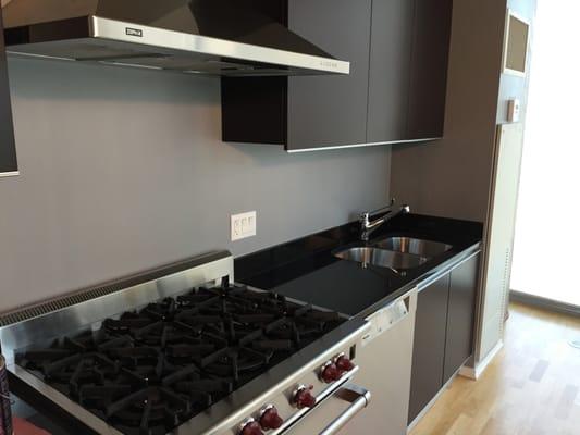 Modern kitchen project. Interior painting, West Loop 60607