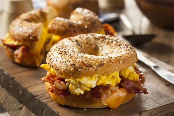 Beautiful Bagel Sandwich