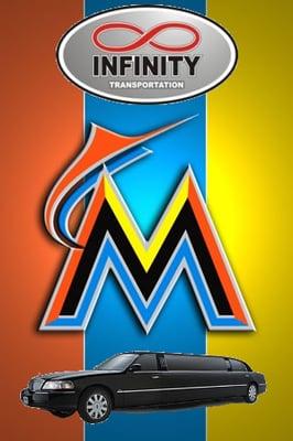 Go to Marlins Park in style with Infinity Transportation! SPECIAL - 10% off your reservation on hourly charters!