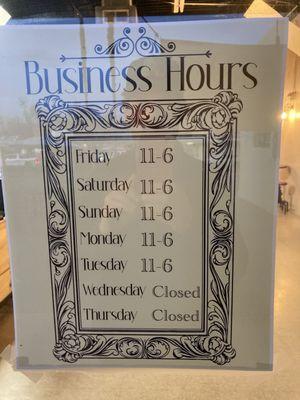 Business hours