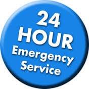 24/7 emergency service