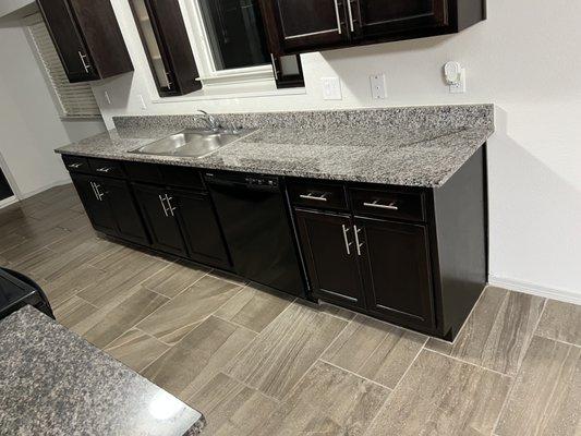 Refinished kitchen