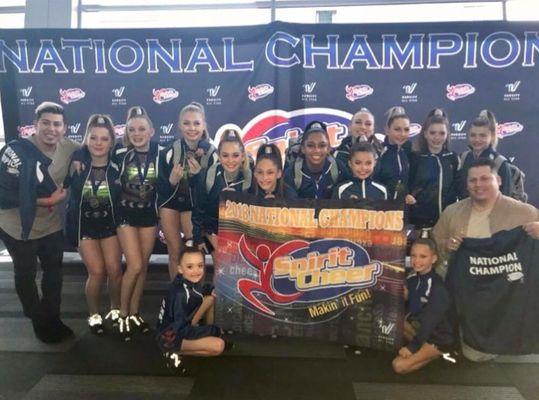 Spirit Cheer National Champions