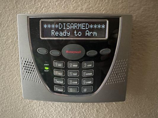 Honeywell type of Alarm Keypad